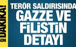 Terör saldırısında Gazze ve Filistin detayı! AK Partili Akbaşoğlu açıkladı