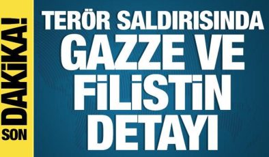 Terör saldırısında Gazze ve Filistin detayı! AK Partili Akbaşoğlu açıkladı