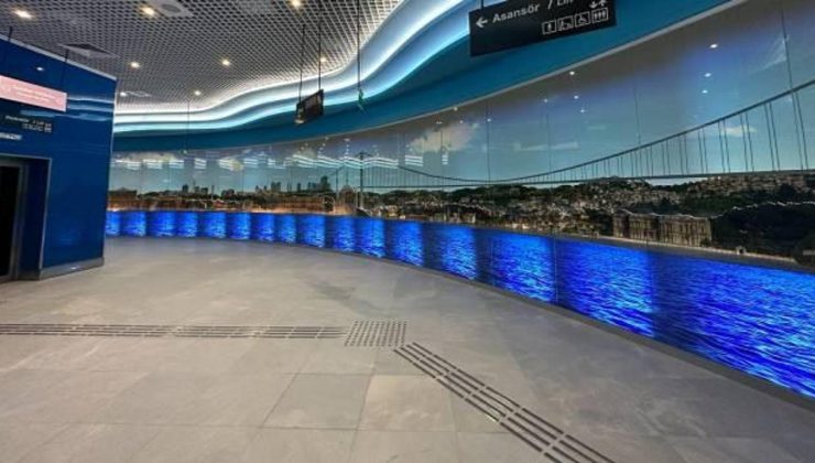 Gayrettepe’de sanat ve kültür dolu metro yolculuğu başladı!