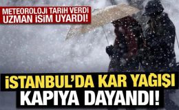 Meteoroloji tarih verdi: İstanbul’da kar yağışı kapıya dayandı!