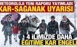Son dakika: Meteoroloji yeni hava raporunu yayımladı! 4 ilimizde daha eğitime kar engeli..