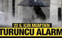 22 il için turuncu ve sarı kodlu alarm! Meteoroloji’den son dakika uyarısı