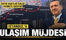 İstanbul’a ulaşım müjdesi! Tarihi proje Erdoğan’ın katılımıyla hizmete giriyor!