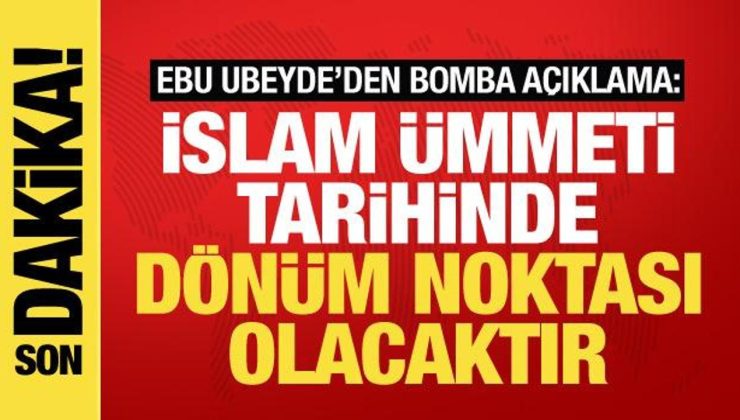 Kassam Tugayları Sözcüsü Ebu Ubeyde: İsrail, Gazze’deki esirleri kasten öldürüyor