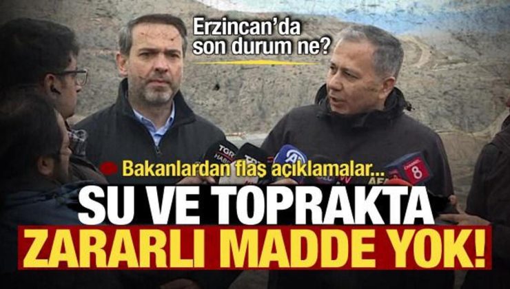 Maden kazası bölgesinde son durum ne? Bakanlardan açıklama geldi