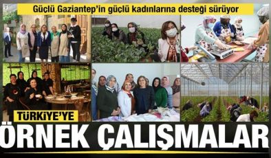 Gaziantep Büyükşehir, güçlü Gaziantep’in güçlü kadınlarına desteğini sürdürüyor