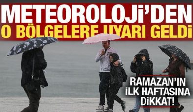 Sağanak yağışa dikkat! Meteoroloji’den birçok ile yeni uyarı geldi!