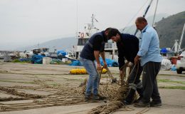 Av sezonunu geride bırakan balıkçılar çaçaya hazırlanıyor