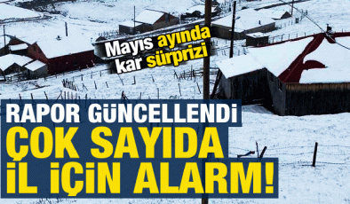 Son dakika: Meteoroloji uyardı, mayıs ayında çok sayıda il için kar alarmı verildi!