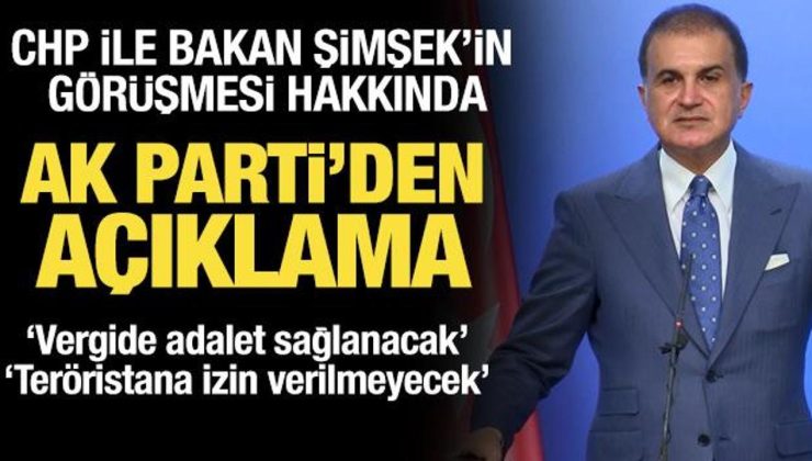 AK Parti Sözcüsü Çelik’ten önemli açıklamalar