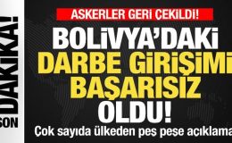 Bolivya’da askeri darbe! Ordu sokağa indi: Halka son dakika seferberlik çağrısı