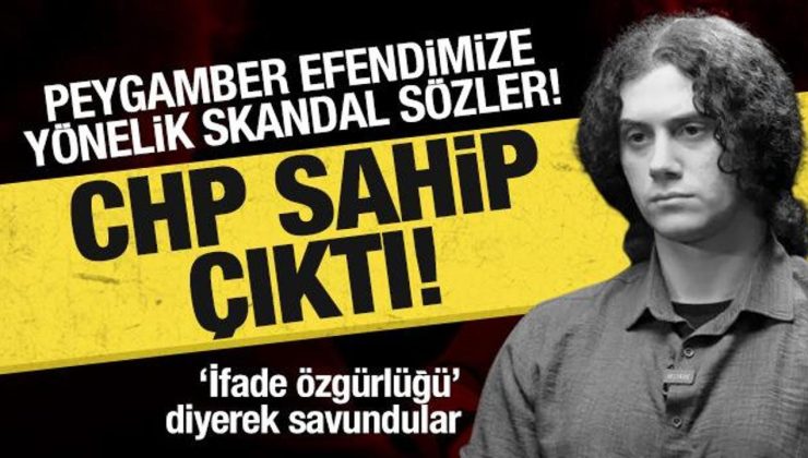 Diamond Tema’ya CHP’den destek geldi: Peygamber Efendimize hakarete sahip çıktılar!