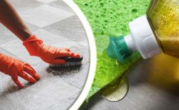 Giysilerden mutfak zeminlerine: Bulaşık deterjanının farklı kullanım alanları