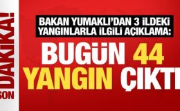Bakan Yumaklı’dan 3 şehirdeki orman yangınlarına ilişkin önemli açıklamalar