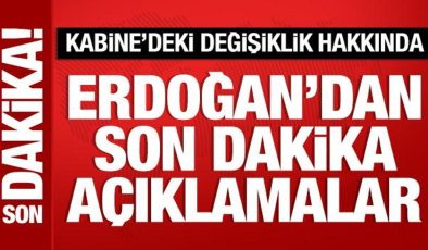 Cumhurbaşkanı Erdoğan’dan Kabine Toplantısı sonrası açıklamalar