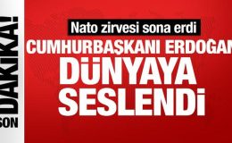 NATO Liderler Zirvesi sona erdi! Başkan Erdoğan dünyaya seslendi