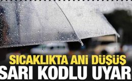 Sıcaklıkta ani düşüş! Sarı kodlu uyarı…Şiddetli geliyor