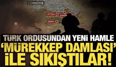 Türk ordusundan yeni hamle: PKK ‘mürekkep damlası’ ile sıkıştı!