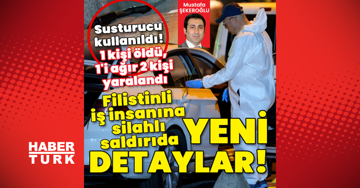 Susturucu kullanıldı! İstanbul’da Filistinli iş insanına silahlı saldırı!