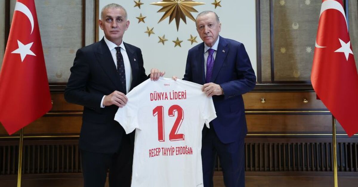 Cumhurbaşkanı Recep Tayyip Erdoğan, TFF heyetini kabul etti